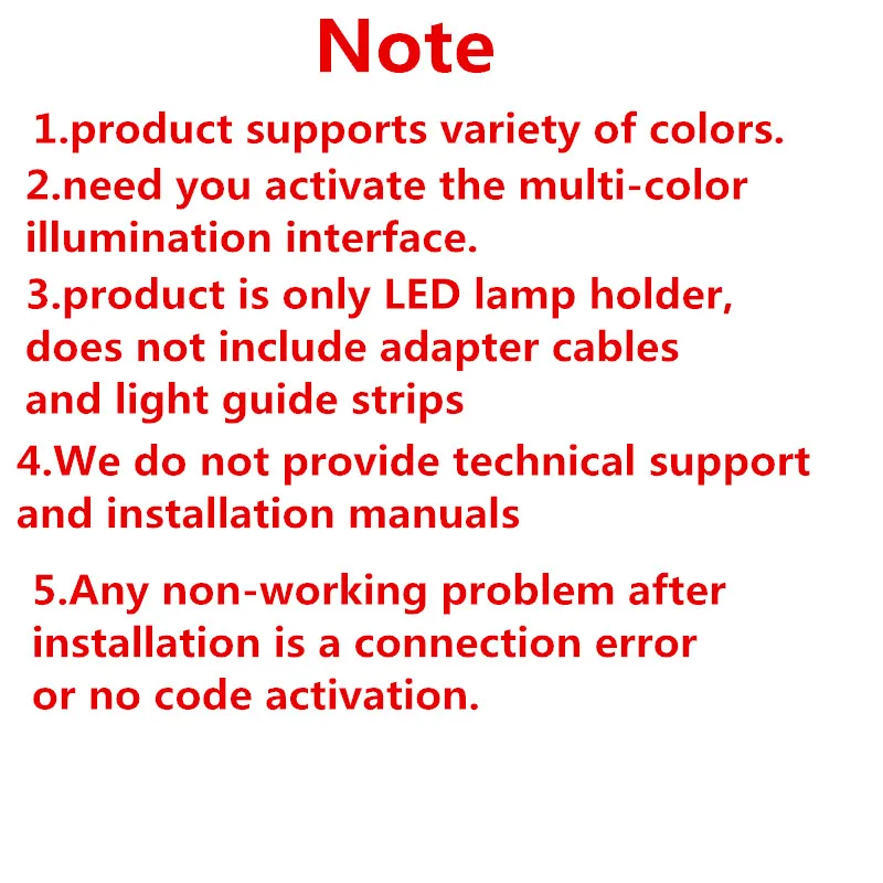Автомобильный интерьер светодиодный красный дверной стробоскоп