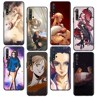 032 good looking one piece anime for huawei honor 60 50 x30 30i 20 10 10i 10x 9x 9s 9c 8x 8a lite pro se black luxury phone case