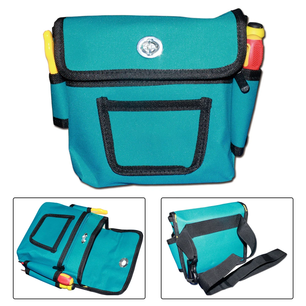 

Multifunctional Tool Bag 600D Oxford Cloth Tool Belt Screwdriver Kit Holder Tool Pocket Pouch Bag Electrician Waist Pocket Case