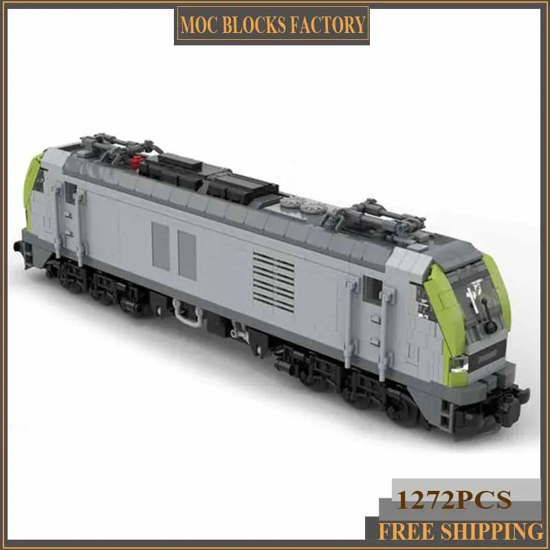 Модель городского поезда Moc строительные кирпичи BR 159 - европейская технология