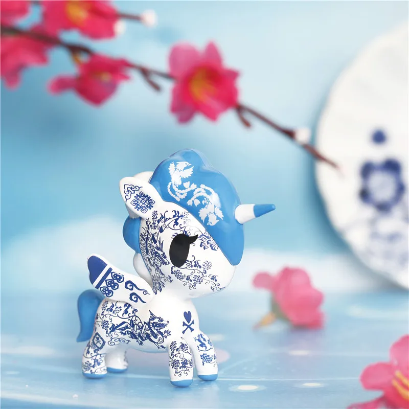 Фото Коллекционная художественная фигурка Tokidoki Unicorn Blind Box Series 8, украшение для рабочего стола, праздничный подарок для взрослых коллекционеров №3