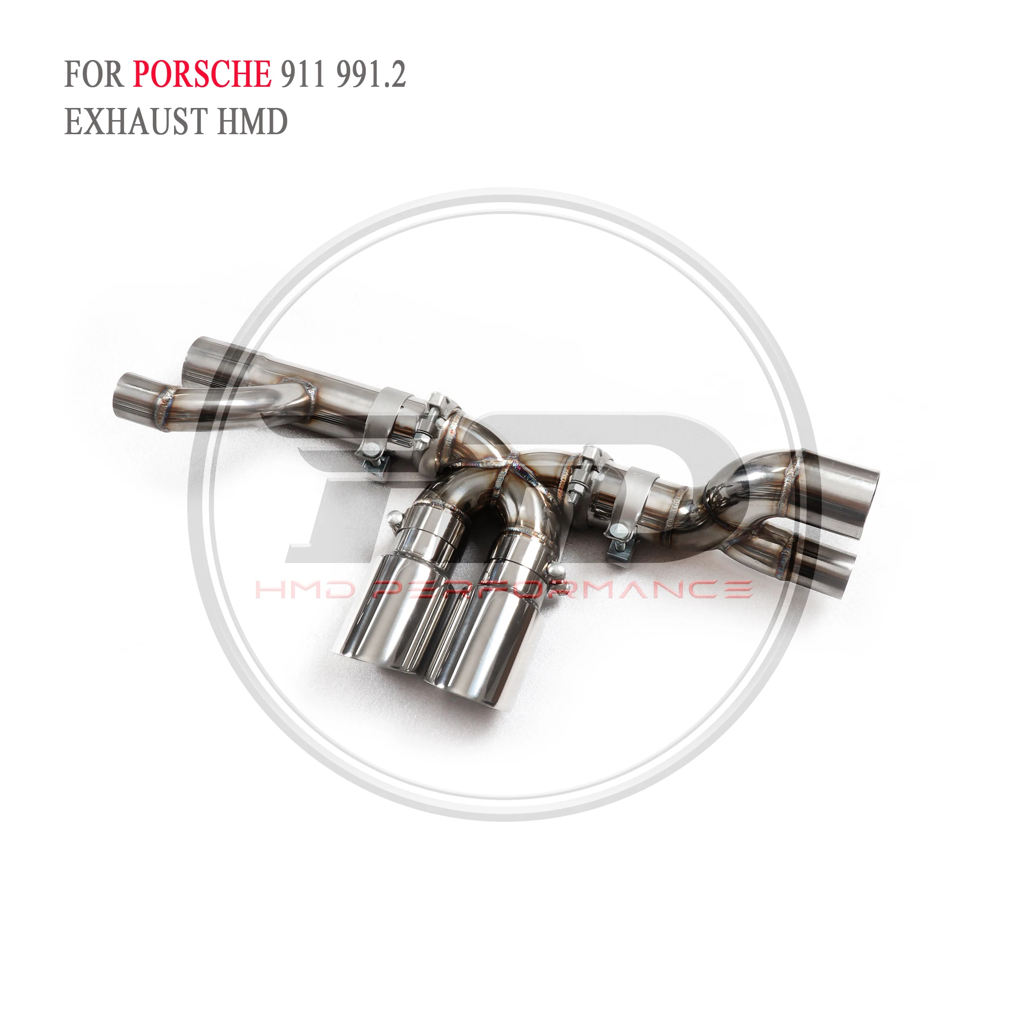 Выхлопная система HMD с высокой пропускной способностью Catback для Porsche 911 991.2