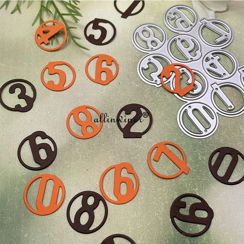 

Number circle Metal Cutting Dies Stencils For DIY Scrapbooking Decorative Embossing Handcraft Die Cutting Template