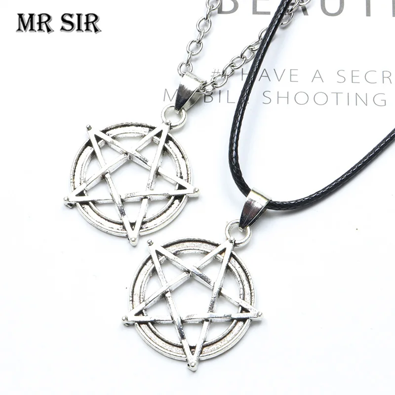 

Star of David Pendant Necklace Shield Magen David Hexagram Religion Symbol Chains Choker Necklaces Pentagram Wiccan Accessories
