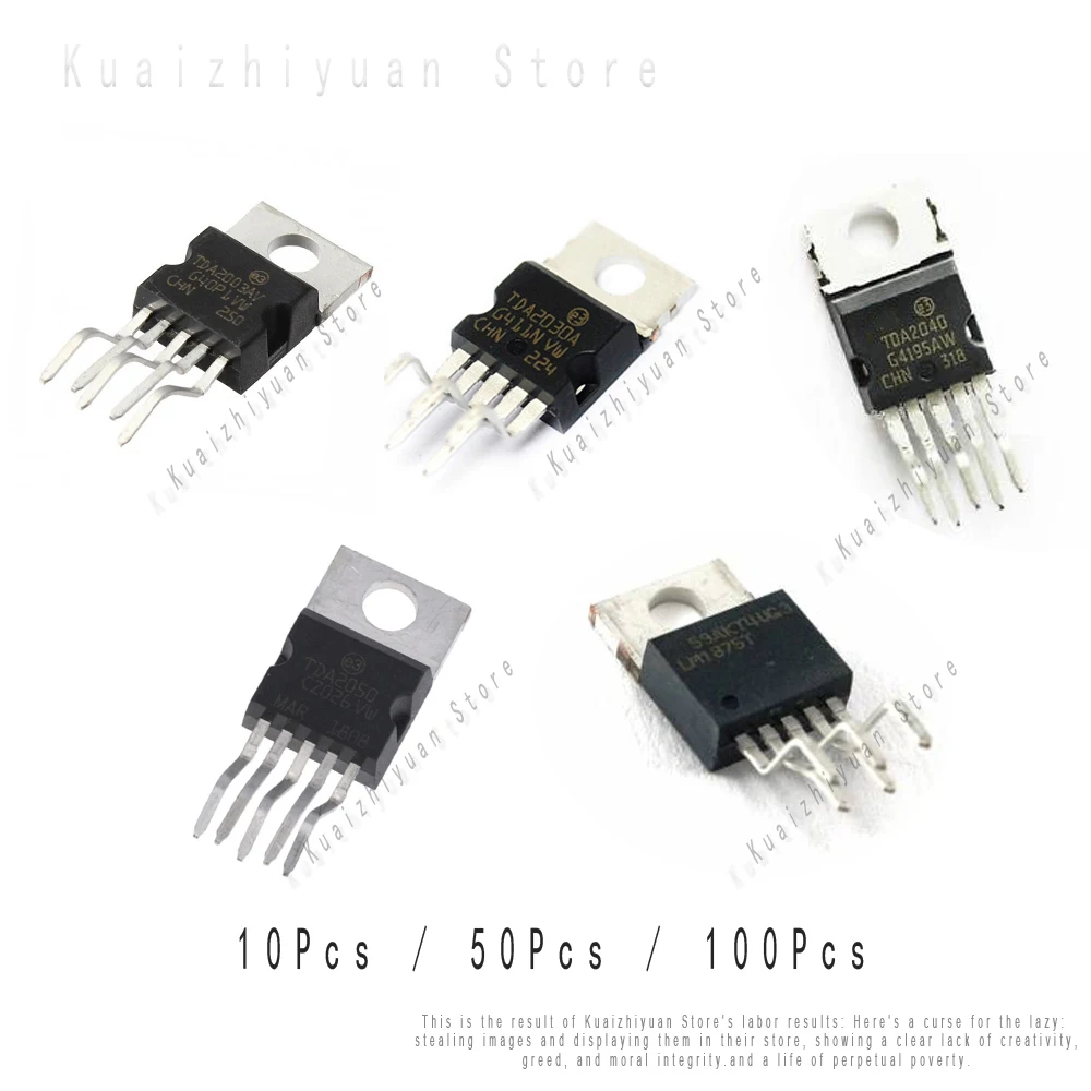10 шт., TDA2003, TDA2030, TDA2050, TDA2003A, TDA2030A, TDA2040, TDA2040A, TDA2050A, Φ TDA2003AV, TDA2030AV, TDA2050AV, LM1875T, LM1875