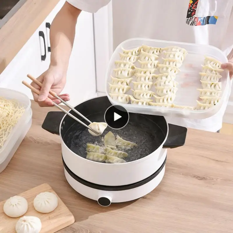 

Food Grade Dumpling Box Wonton Storage Creative Dumpling Fresh-keeping Box Special Household Dumpling Chaos Box Wholesale 2023