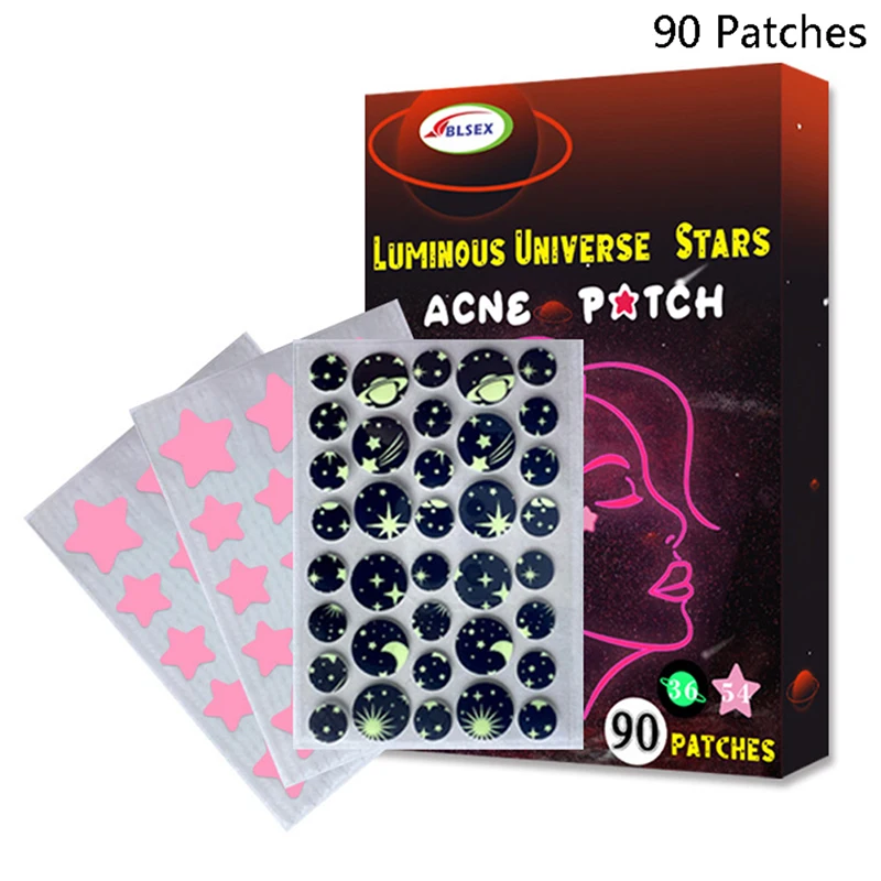 

90 Pcs New Colorful Invisible Acne Removal Pimple Patch Beauty Acne Tools Pimple Acne Concealer Face Spot Scar Care Stickers