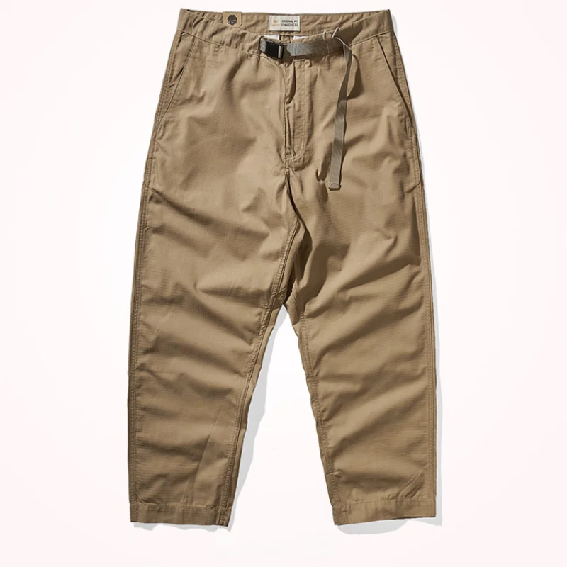 

Однотонные уличные ретро комбинезоны, мужские цветные Свободные прямые брюки, мужские простые потертые устойчивые к царапинам повседневные брюки