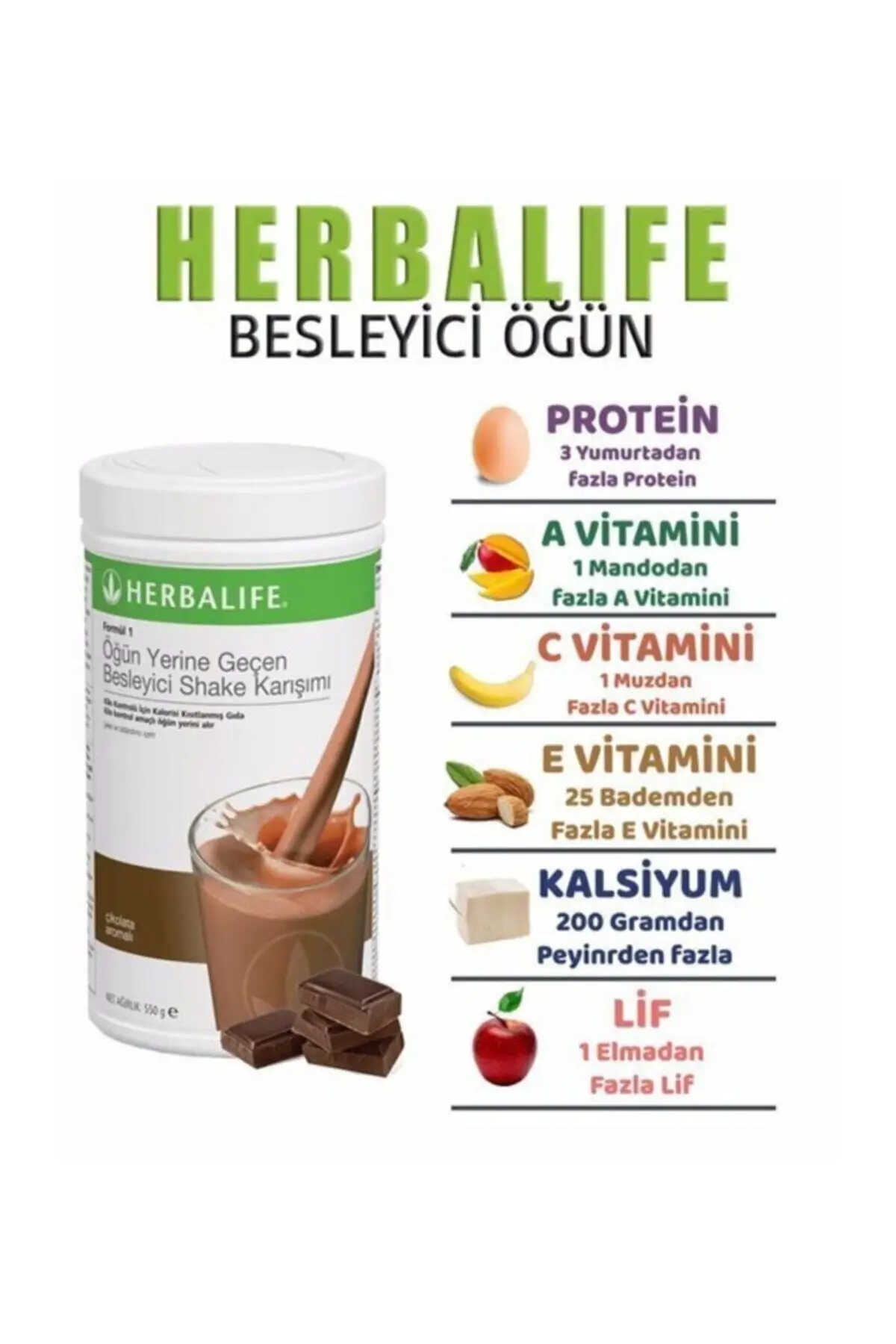 

Nutritious Shake Mix Formula 1 Chocolate 550g