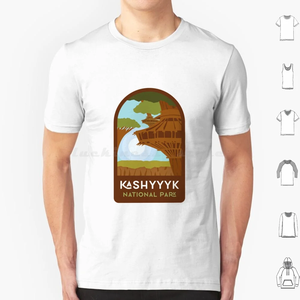 Футболка Kashyyyk с Национальным парком для мужчин, женщин и детей, 6Xl, джедая скауокер, Анакин, Люк скауокер, Хан Соло, Космический фильм, научная фантастика, Оби-Ван