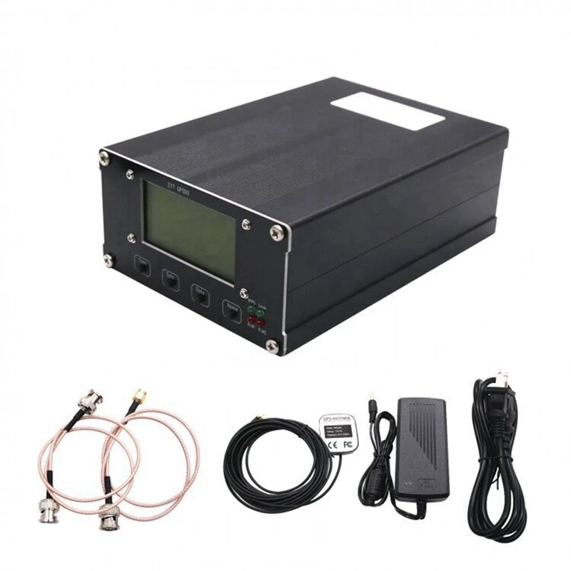Hot TTKK GPSDO-1 + A Set GPSDO GPS Disciplined Clock 10MHZ 1PPS Square Sine Waves White Backlight For Trimble