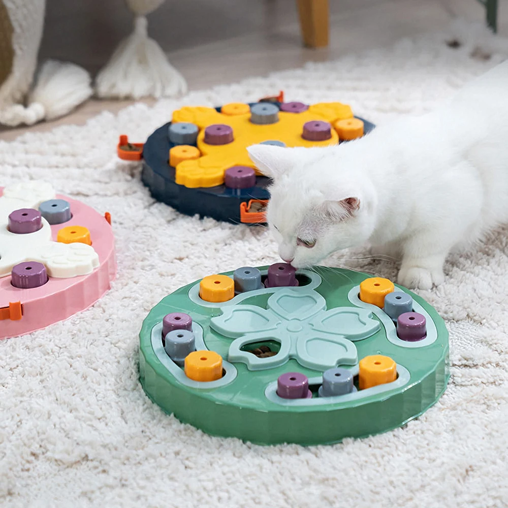 

Игрушки-головоломки для собак, медленная кормушка, интерактивный дозатор для щенков с увеличением IQ, медленно, Детские тренировочные прина...