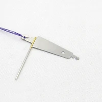 stainless steel silver large eye needle threader hand sewing embroidery craft tool 10pcs hand sewing accessories darning repair