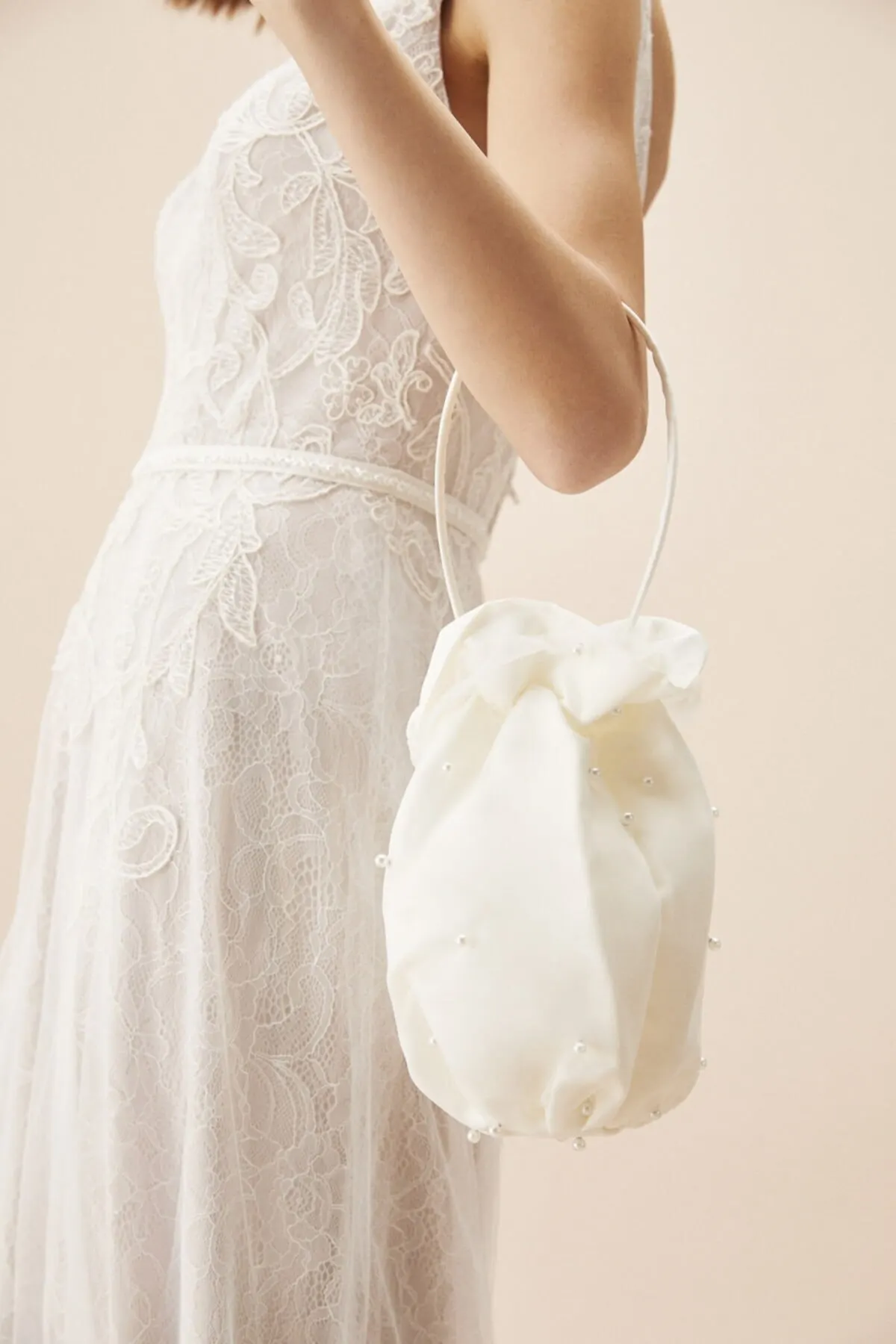 

Bridal Accessories Oleg Cassini Bridal Pouch With Tr Pearls Wedding Handmade For Bride And Bridesmaids