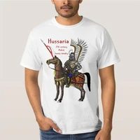 polish 17th century hussar heavy cavalry t shirt short sleeve casual cotton o neck men t shirt