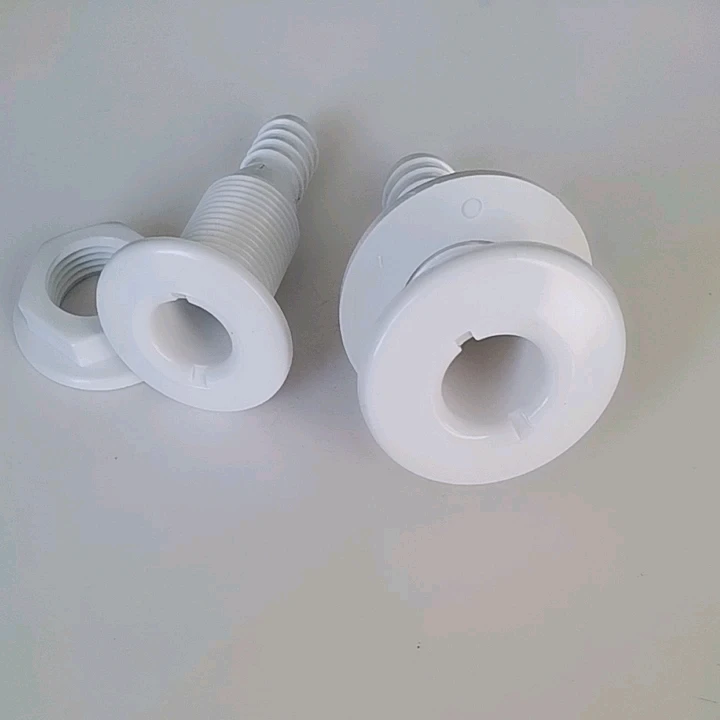 

marine hardwares plastic round thru hull outlet fitting marine boat yacht accessories