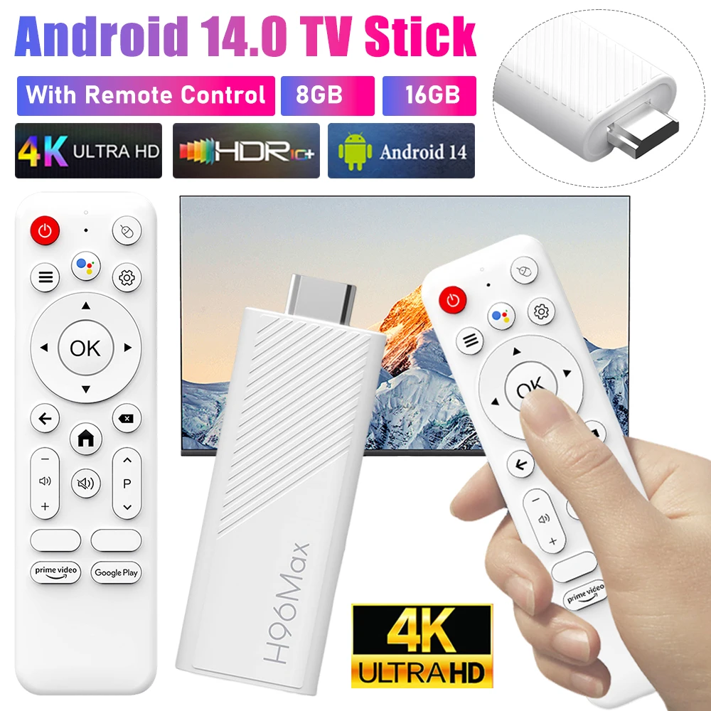 Android 14.0 TV Stick USB 4K HD Smart TV Box 2 ГБ ОЗУ 8 ГБ/16 ГБ ПЗУ ...