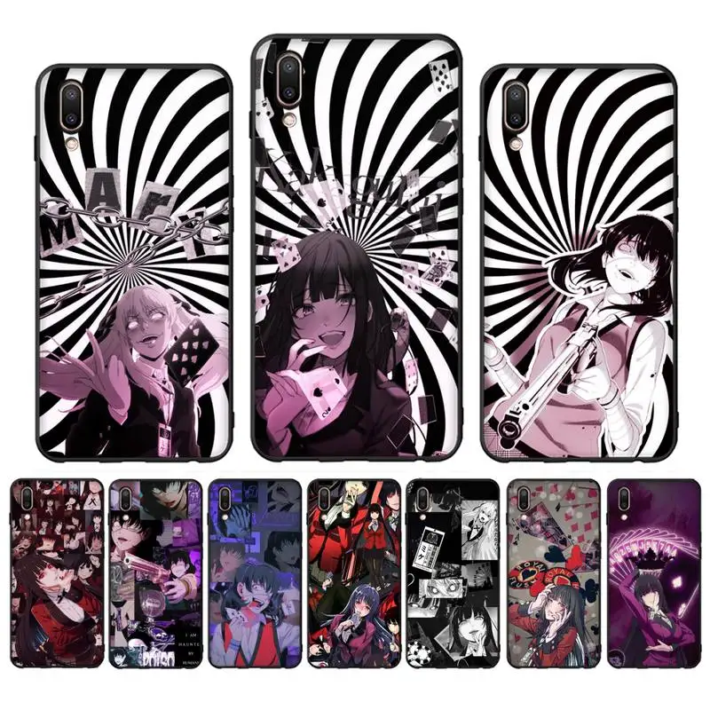 

Japanese Anime Kakegurui Jabami Yumeko Phone Case for Vivo Y91C Y11 17 19 17 67 81 Oppo A9 2020 Realme c3