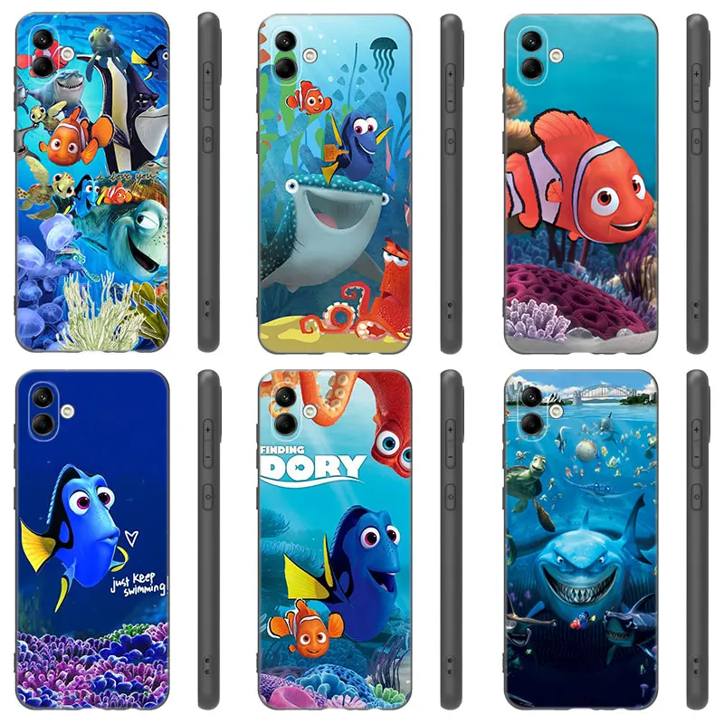 Чехол для телефона Disney находка Немо Дори Samsung Galaxy A01 A03 Core A04 A10 E A02 A05 A20 A21 A30 A50 S A6 A8 Plus