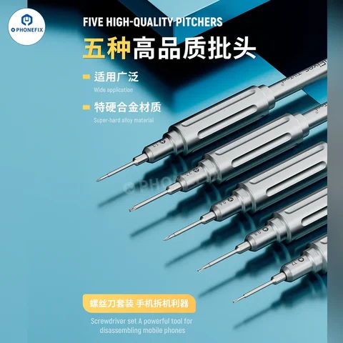 IFixes Tiktool ITK5 набор прецизионных отверток S2 для ремонта телефонов