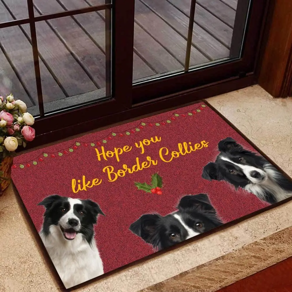 

Newest Pet Dog Hope You Like My Dog Rules Custom Decor Porch Doormat Rug Mats Floor Carpet 3D All Over Printed Doormat Non-slip