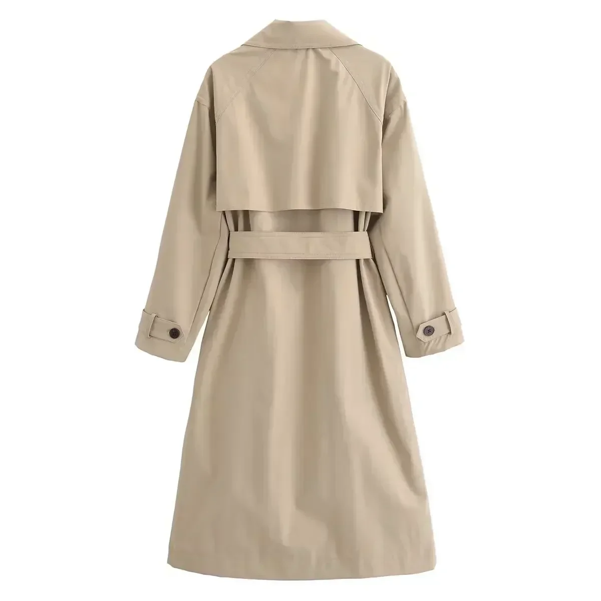 Женское новое модное украшение на пояс повседневное двубортное ветровка с