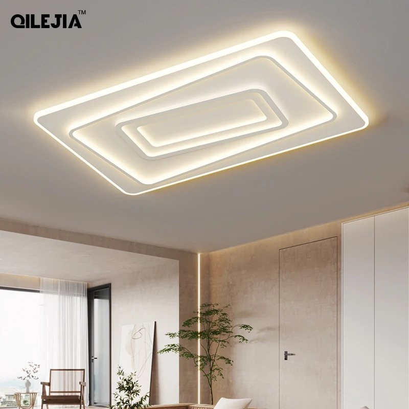 

Modern Black White Led Ceiling Lights For Living Dining Room Bedroom Study Kitchen Home Deco Lamps Indoor Lighting Luminaire