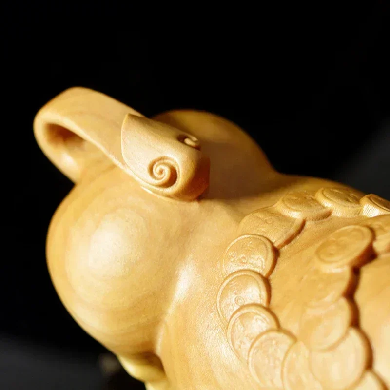 Статуя быка из массива дерева статуя богатства современное искусство ручная