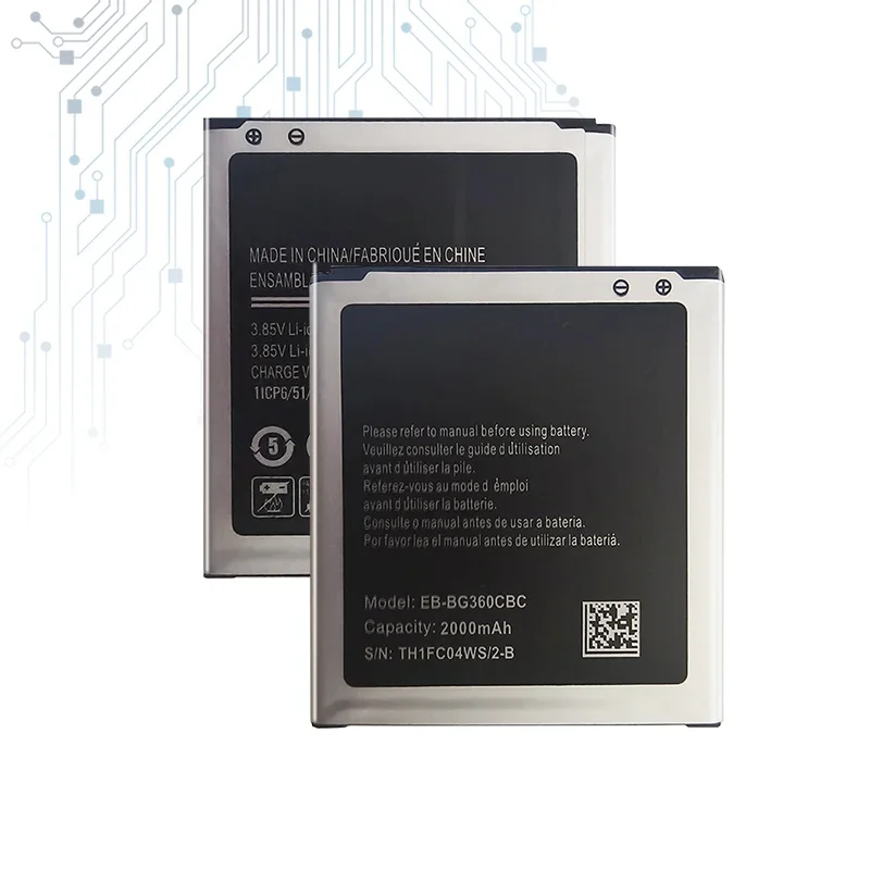 2000 мАч EB-BG360CBC аккумулятор для Samsung Galaxy Core Prime G360 G361F G361H G360H/F LTE SM-G3606 G3 Bateria + номер