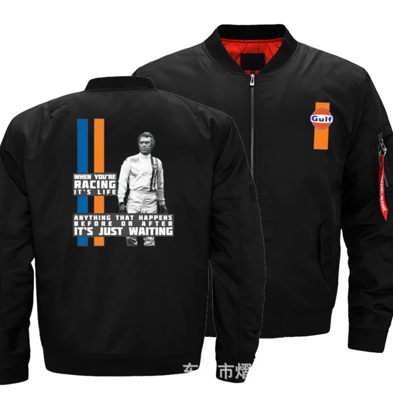 

2023 NEW Flight Flying Jacket Winter thicken Warm Zipper Men Jackets JULF Men's Casual Coa