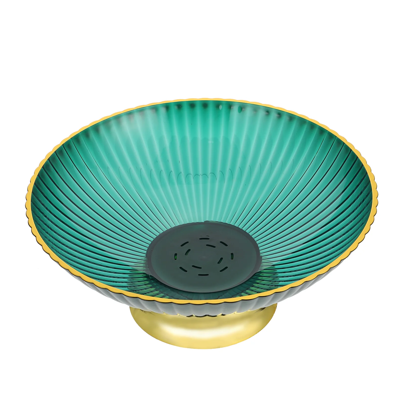 

Bowl Fruit Footed Round Plate Serving Dish Snack Tray Basket Bowls Snacks Holder Kitchen Stand Draining Candy High Salad Dessert