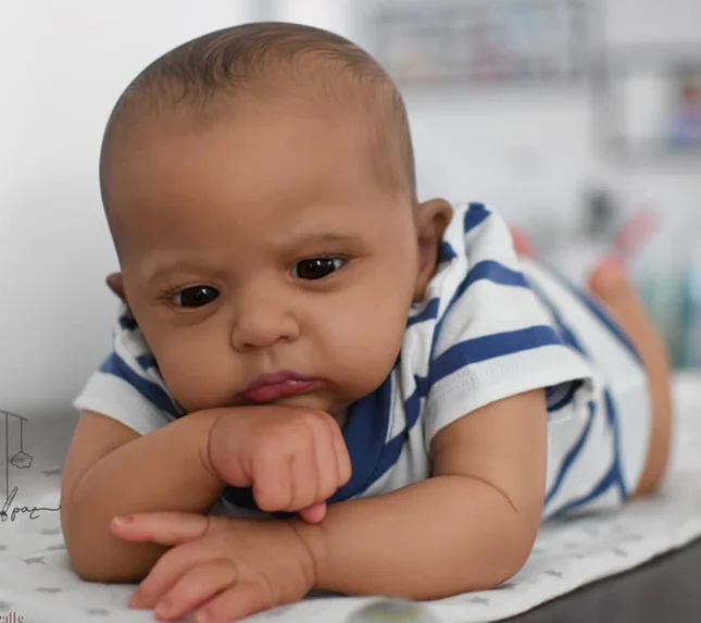 Комплект кукол реборн NPK 10 дней предварительный заказ Камерон с тканевым