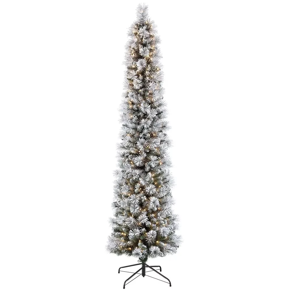 Artificial Christmas Tree With 300 Ul- Listed Clear Lights Wood