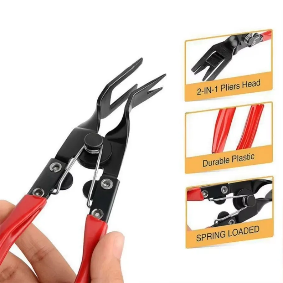 Инструмент для ремонта фар автомобиля съемник зажима отделки плоскогубцы