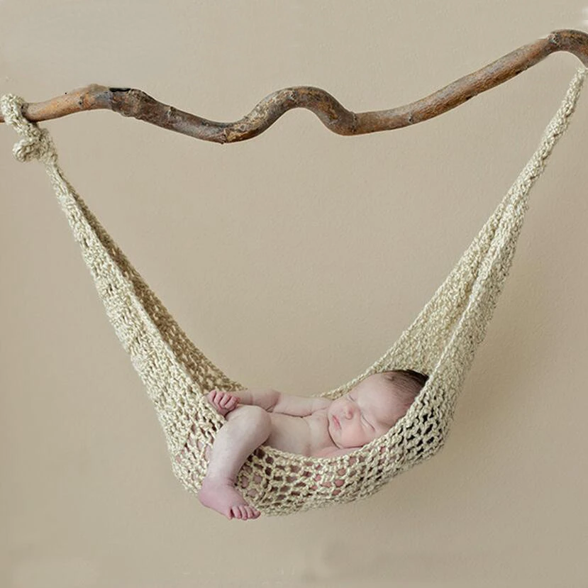 

Children's Photography Net Pocket Studio Shooting Auxiliary Props Newborn Photo Modeling Accessories Baby Thick Wool Hammock