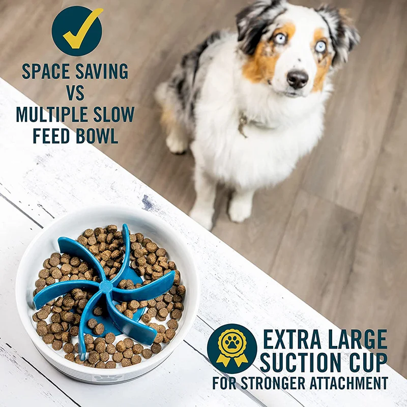 

Spiral Slow Feeder Insert Drip-proof Easy-to-Clean Effective Spiral Slow Pet Spiral Slow Feeder Drip-proof Effective