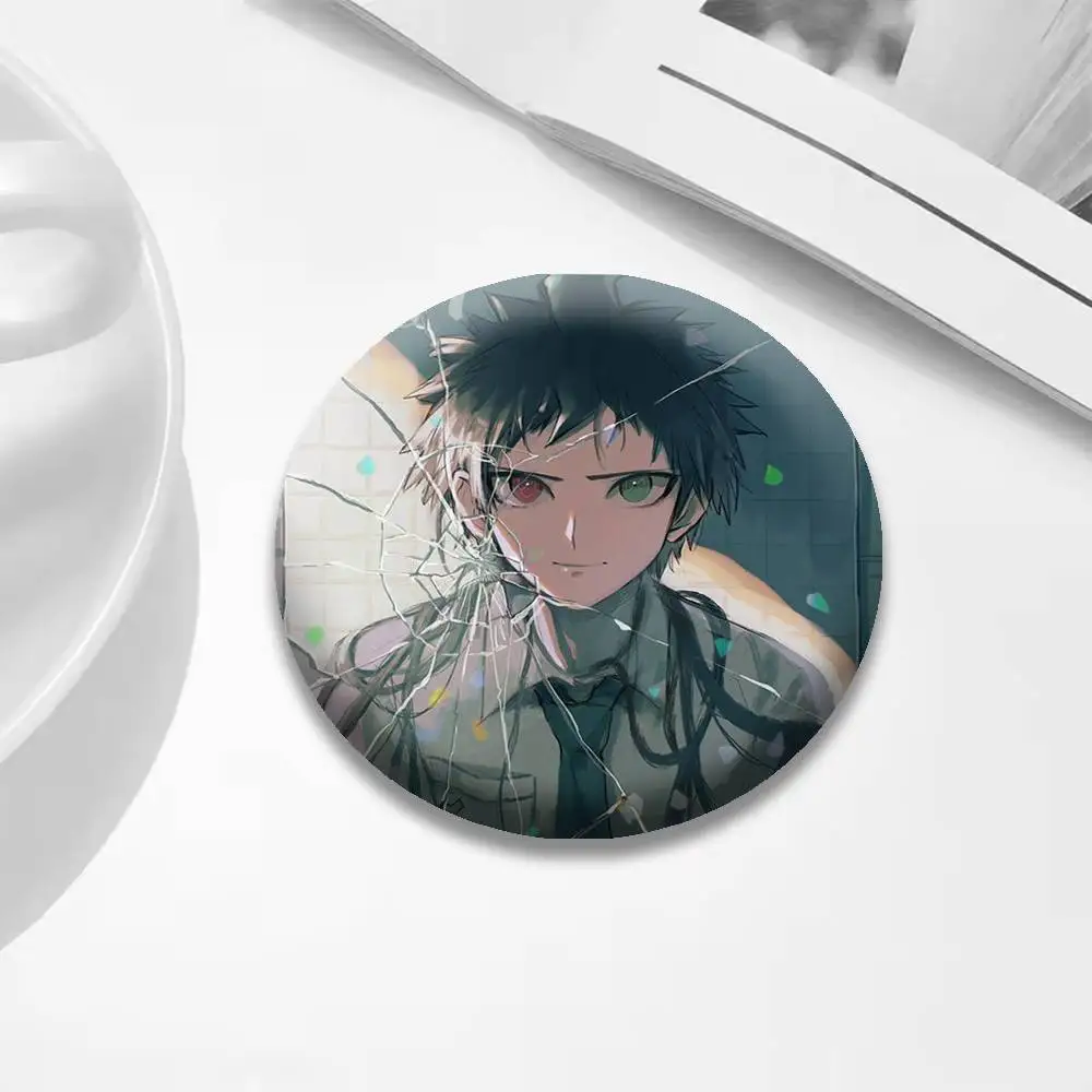 Фото Броши Danganronpa Hajime Hinata, мультяшные значки-пины, аксессуары для рюкзаков и головных уборов, подарок для друга №3