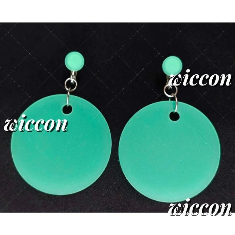 Dandadan Momo Ayase косплей парик реквизит 1 пара серьги клипсы ожерелье с подвеской на