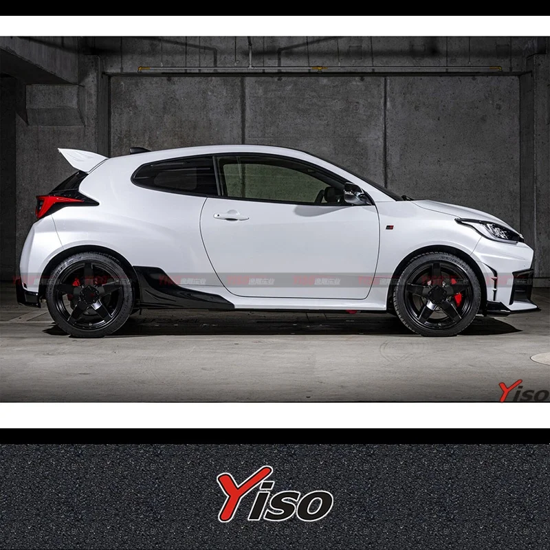 Фото Подходит для GR YARIS MXPA12 TOMS V2 второго поколения, карбоновый аэродинамический обвес, боковые юбки, накладки на пороги. №3