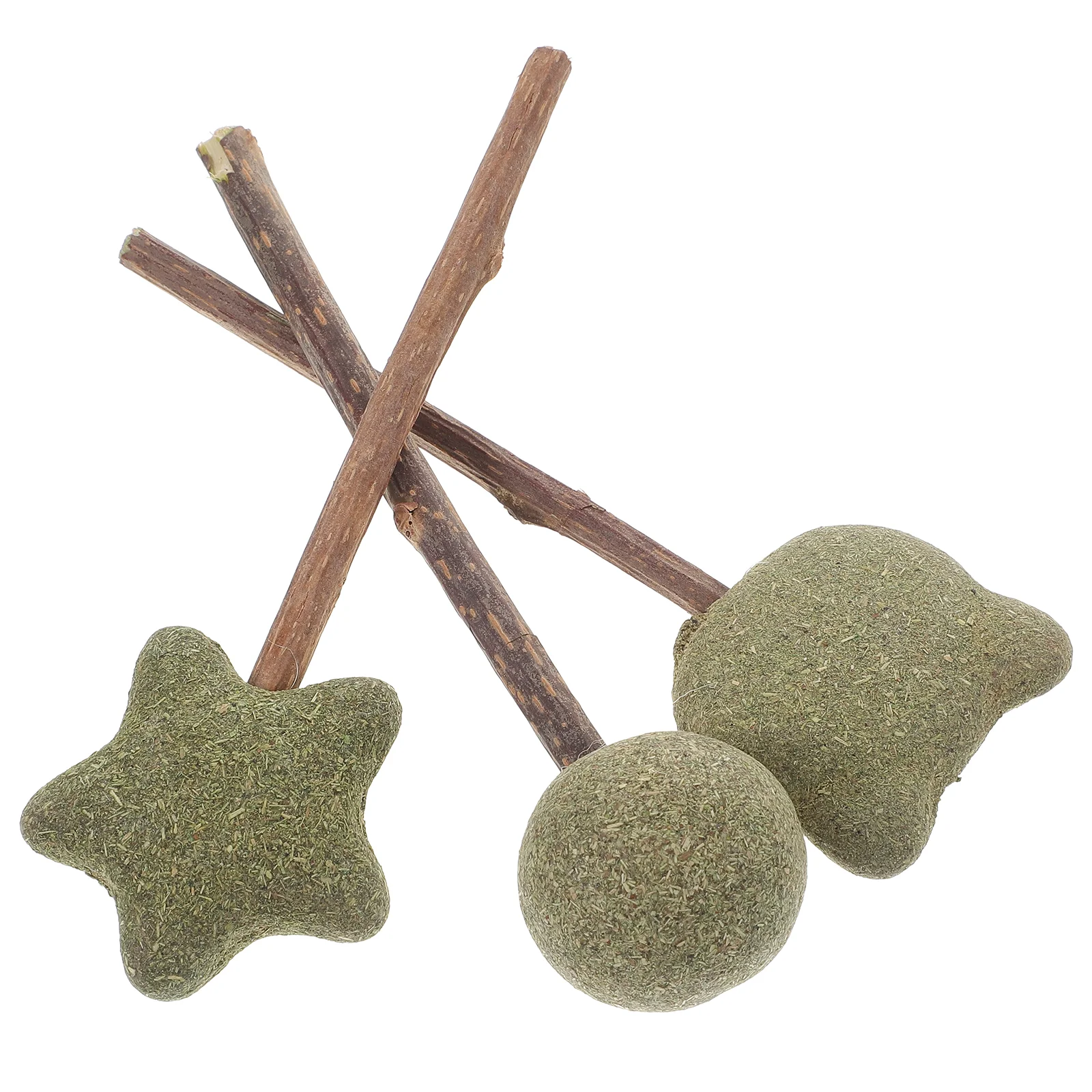 

3Pcs Teeth Teasing Chew Cat Catnip Stick Cat Food Toy Kitten Edible Toy for Treat Cat Pet