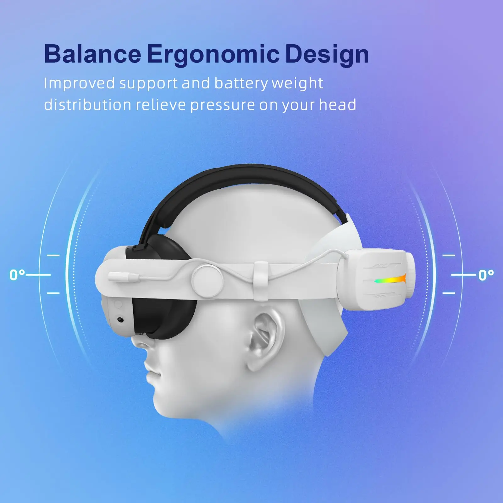Рисунок 4 - Регулируемый ремешок для головы RGB для Meta Quest 3