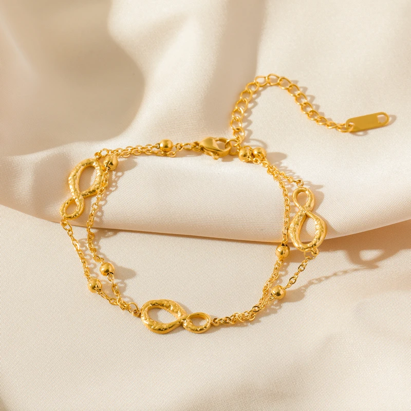 EILIECK 316L нержавеющая сталь геометрические символы очаровательный браслет для