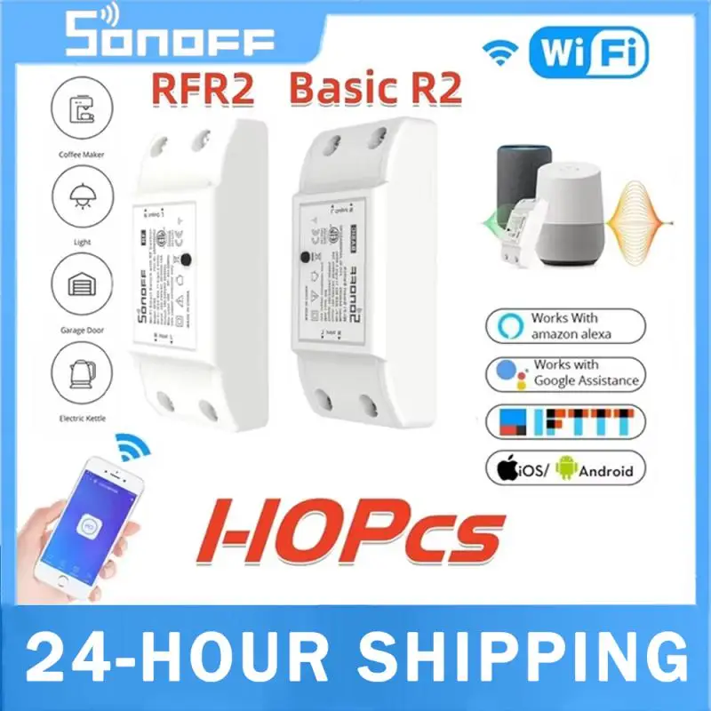 Умный настенный переключатель SONOFF Basic R2/RFR2 433 МГц WIFI ...