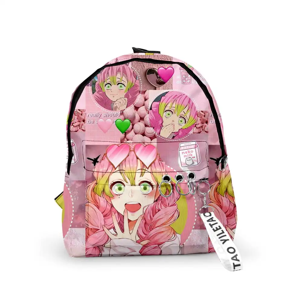 

Сумка на одно плечо из ткани с принтом демонов, рассекающий демонов