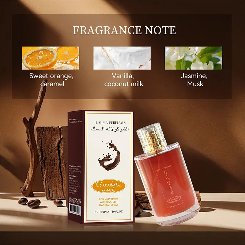 Женские духи Eau De Chocolate Musk Parfum Высокое качество Арабские Стойкий аромат Феромоны