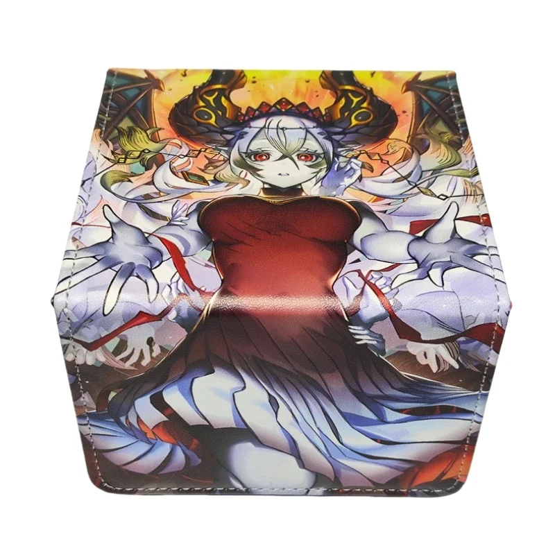 YuGiOh блестящая картезия виртуальная самодельная кожаная карточная коробка для