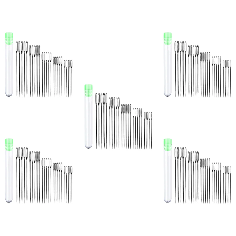 

5 Sets Embroidery Large Eye Blunt DIY Threading for Home Outdoor