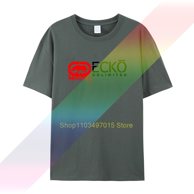 Фото Ecko Unltd черная футболка мужская хлопковая футболка для бодибилдинга высокое качество классическая подростковая футболка дизайн футболка №3