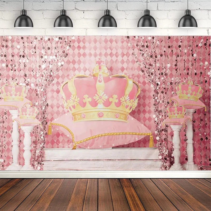 Фон для фотосъемки розовая принцесса размер в ассортименте