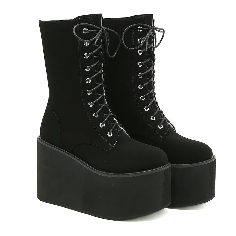 

Women's Shoes Winter Women Boots Warm Fur Plush Lady Shoes Lace Up Fashion Modern Boots Zapatillas Mujer Platform Snow Boots